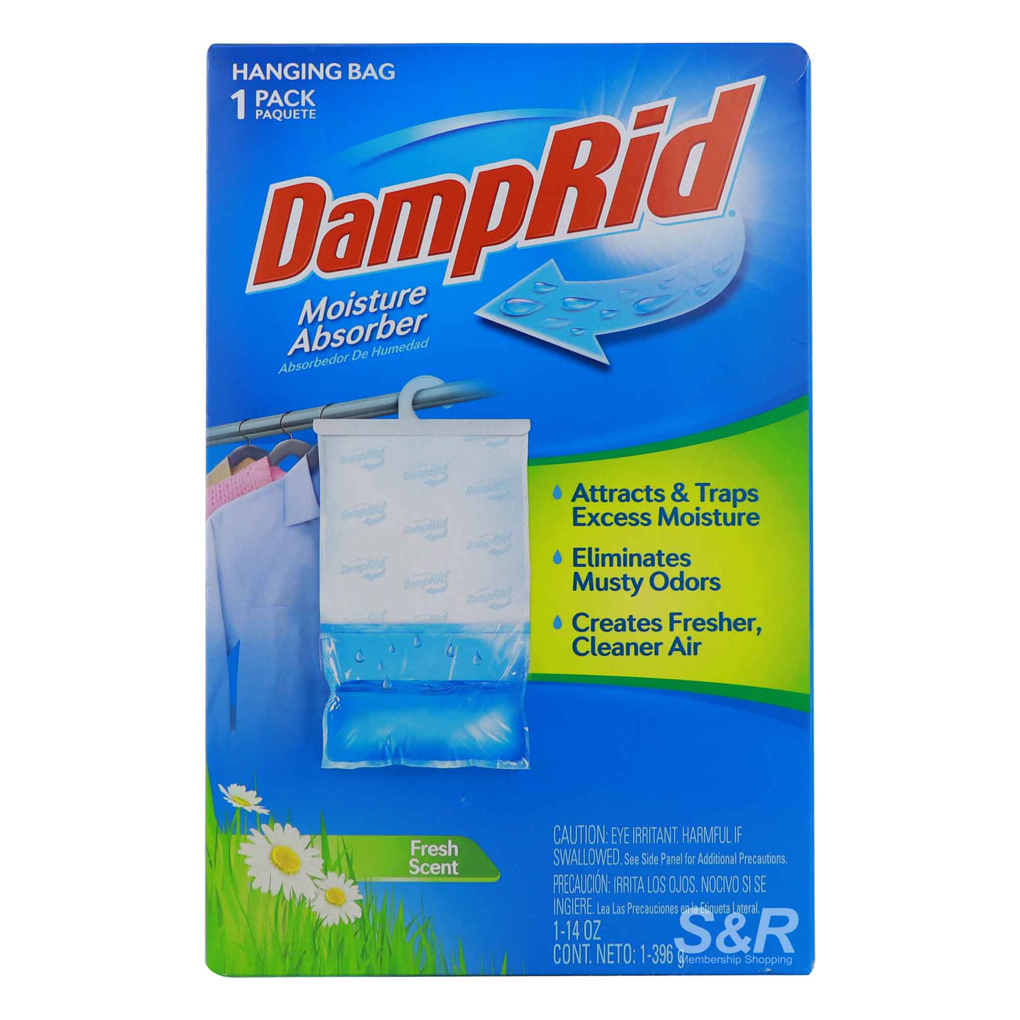 DampRid Fresh Scent Hanging Moisture Absorber 1 pack